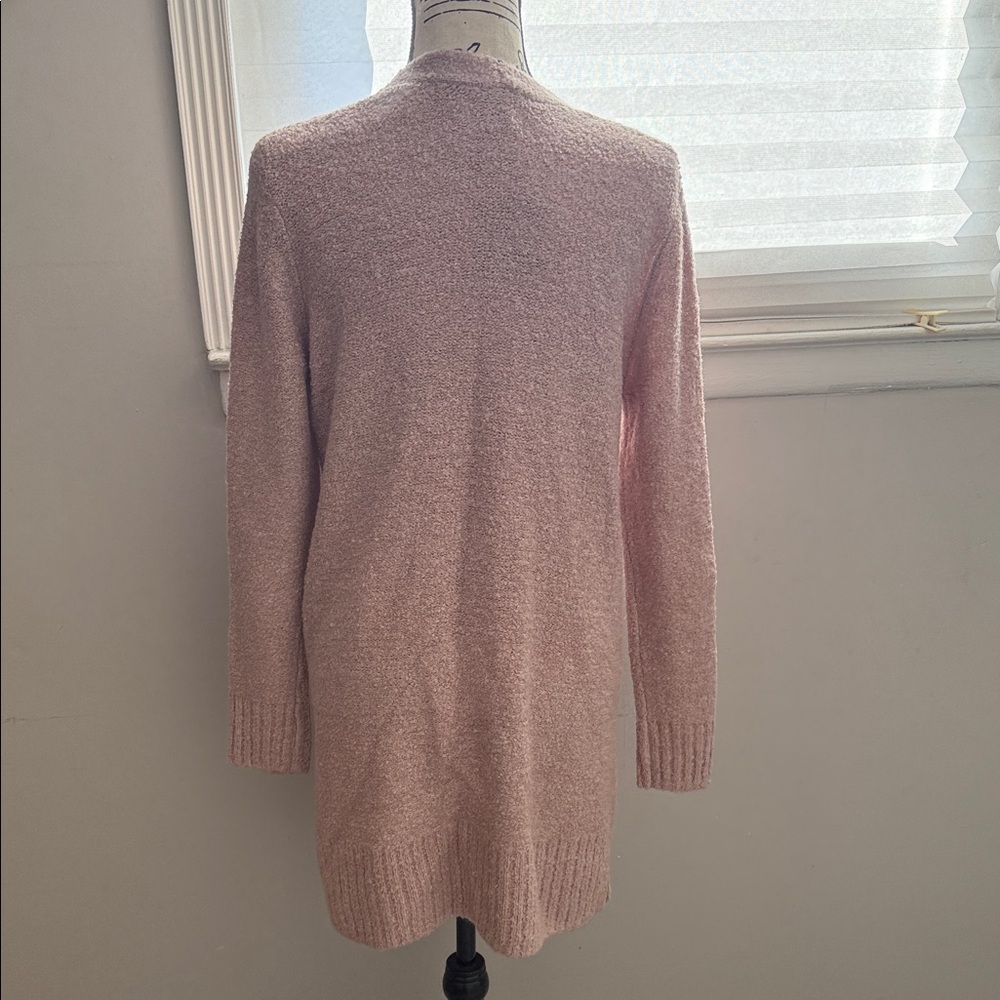 Old Navy Pink Open-Front Sweater - Picture 4 of 5